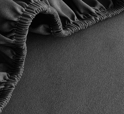 Prześcieradło szare z gumką 220x200